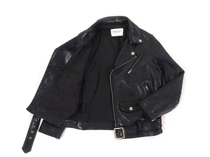 Autre Marque Lammlederjacke Beautiful People Schwarz - Ansicht 4