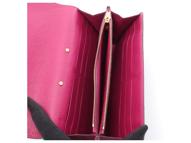 Cartera Larga Pallas Monogram de Louis Vuitton Castaño Rosa - vista 3
