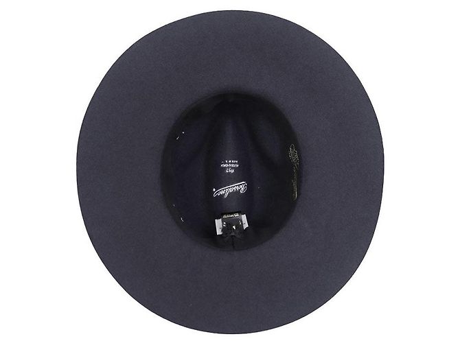 Autre Marque Cappello Fedora in Feltro di Coniglio Borsalino Blu - vista 8