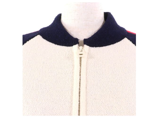 Christian Dior JA DIOR PARIS Cropped Bomber Jacket Blue - view 4