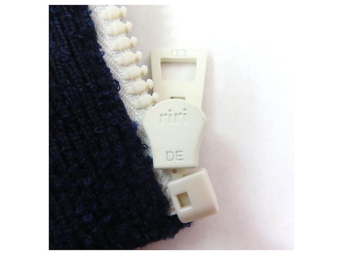 Christian Dior JA DIOR PARIS Cropped Bomber Jacket Blue - view 6