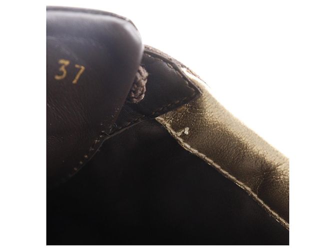 Niedrig geschnittene Sneakers aus Monogramm-Canvas und lackiertem Leder von Louis Vuitton Braun - Ansicht 13