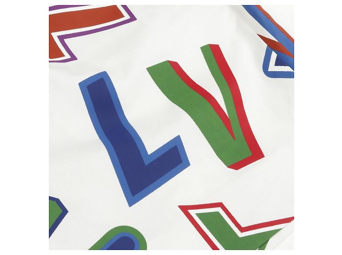 Bermuda de algodão com logo gráfico LOUIS VUITTON × NBA Branco Multicor - vista 6