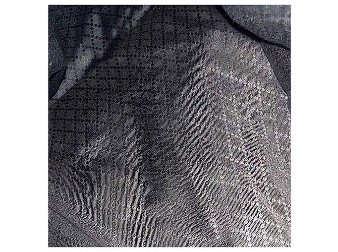 Borsa a spalla Gucci Tom Ford 95 AW Archive in tela e pelle nera - vista 13