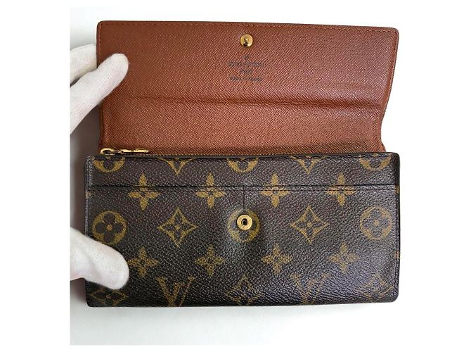 Cartera Louis Vuitton Sarah Monogram Marrón Castaño - vista 3