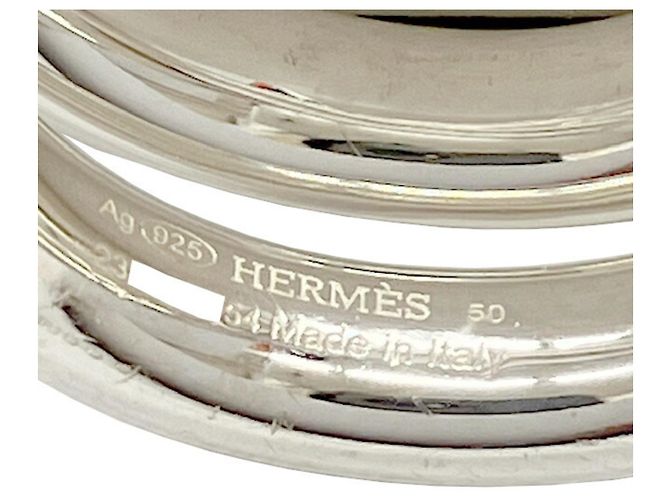 Hermès Vertige Bandring aus Silber - Ansicht 6