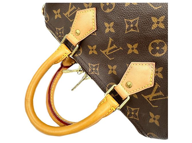 Sac à main Louis Vuitton Speedy Bandoulière 25 Marron - vue 11
