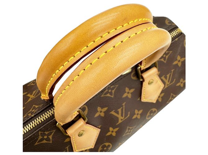 Sac à main Louis Vuitton Speedy Bandoulière 25 Marron - vue 12