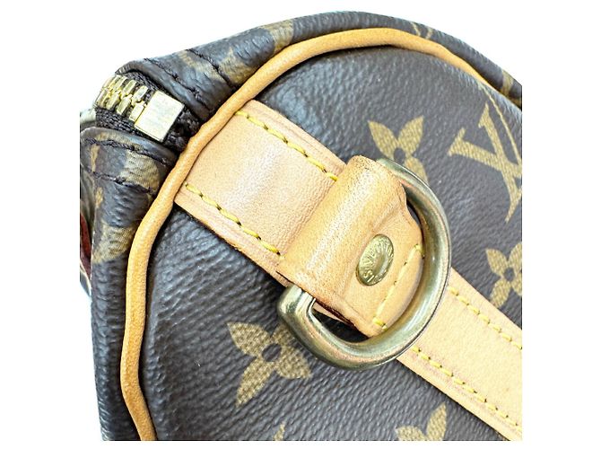 Sac à main Louis Vuitton Speedy Bandoulière 25 Marron - vue 14
