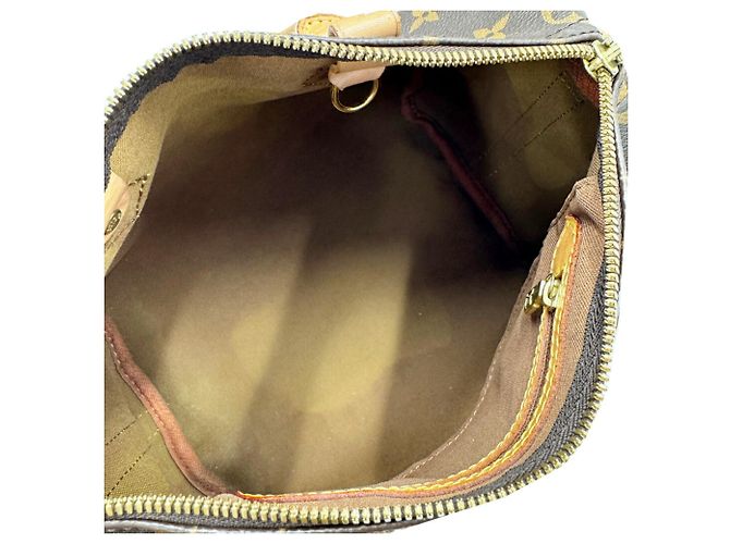 Sac à main Louis Vuitton Speedy Bandoulière 25 Marron - vue 18
