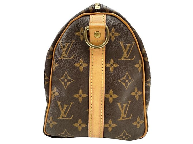 Sac à main Louis Vuitton Speedy Bandoulière 25 Marron - vue 3