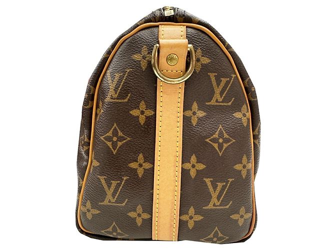 Sac à main Louis Vuitton Speedy Bandoulière 25 Marron - vue 4