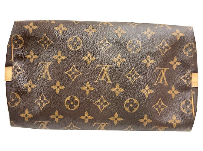 Sac à main Louis Vuitton Speedy Bandoulière 25 Marron - vue 5