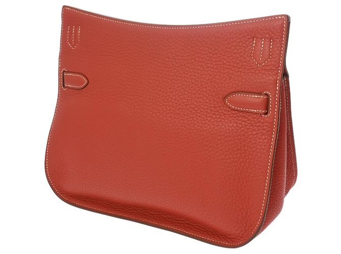 Borsa a Spalla Jypsiere 28 di Hermès Rosa Rosso - vista 3