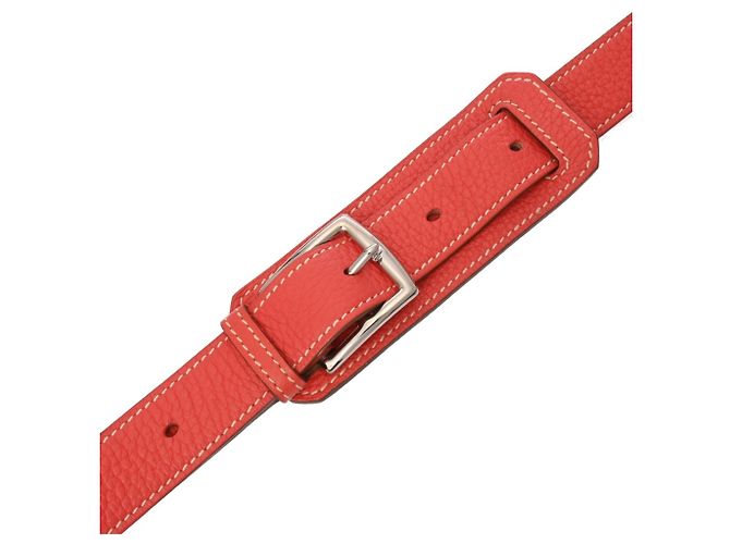 Borsa a Spalla Jypsiere 28 di Hermès Rosa Rosso - vista 5