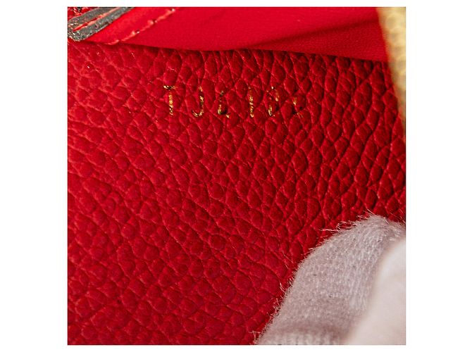 Pochette Saint Germain in Monogram Empreinte Rosso di Louis Vuitton - vista 5