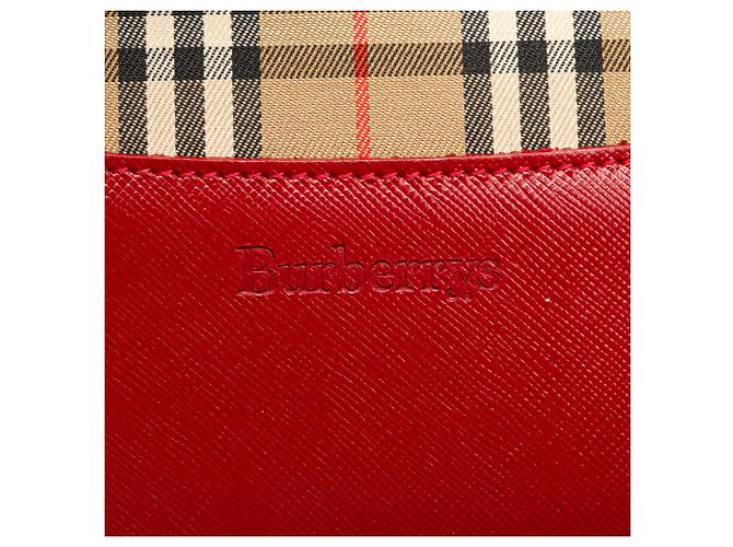 Tote de lona Burberry Beige Haymarket Check Bege - vista 6