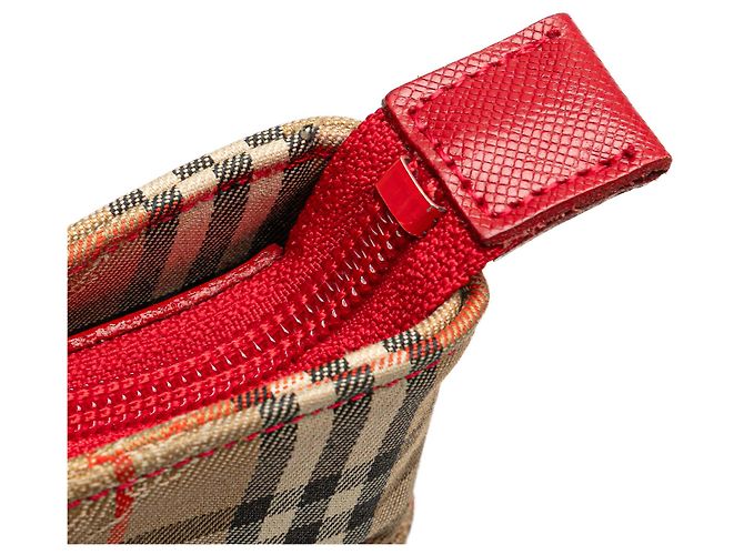 Tote de lona Burberry Beige Haymarket Check Bege - vista 9