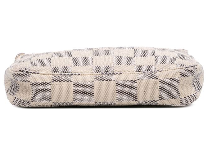 Mini Pochette Accessoires Damier Azur Bianco Louis Vuitton - vista 3
