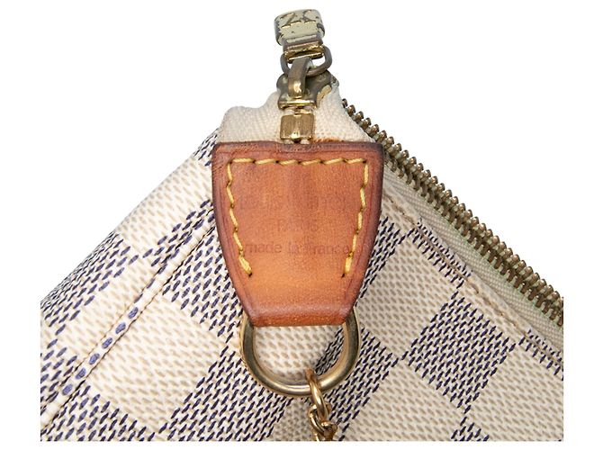 Mini Pochette Accessoires Damier Azur Bianco Louis Vuitton - vista 5
