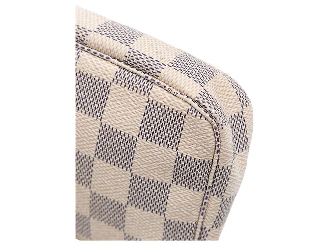 Mini Pochette Accessoires Damier Azur Bianco Louis Vuitton - vista 9