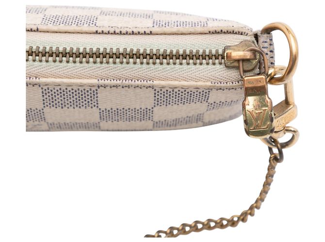 Mini Pochette Accessoires Damier Azur Weiß Louis Vuitton - Ansicht 10
