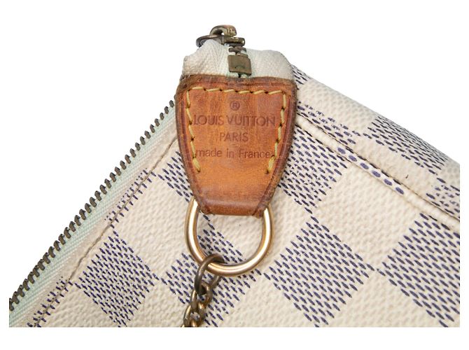 Mini Pochette Accessoires Damier Azur Weiß Louis Vuitton - Ansicht 5