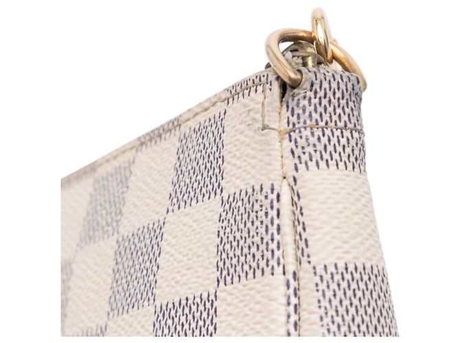 Mini Pochette Accessoires Damier Azur Weiß Louis Vuitton - Ansicht 8