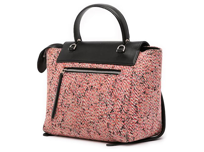 Belt Bag Céline Celine Pink Micro Tweed Belt Satchel - view 2