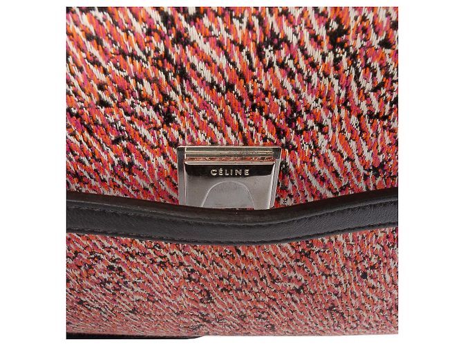 Belt Bag Céline Celine Pink Micro Tweed Belt Satchel - view 5