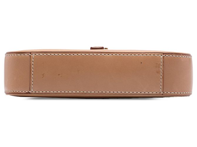 Saint Laurent Hobo Le 5 a 7 in pelle di vitello liscia marrone Marrone chiaro - vista 3