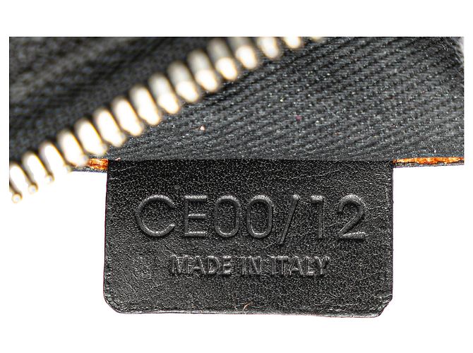 Céline Celine Schwarze C Macadam Canvas Schultertasche - Ansicht 6