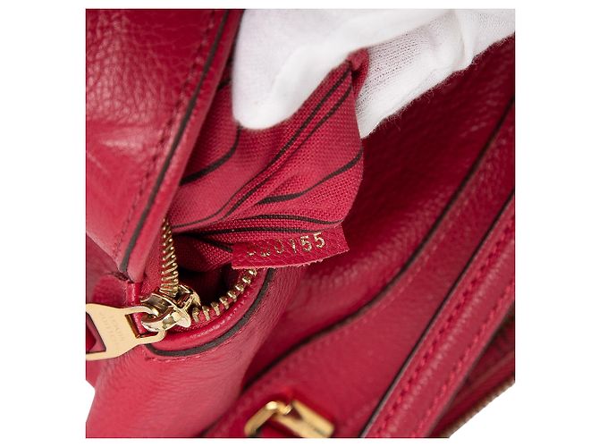 Louis Vuitton Bastille PM Monogram Empreinte Rosso - vista 6