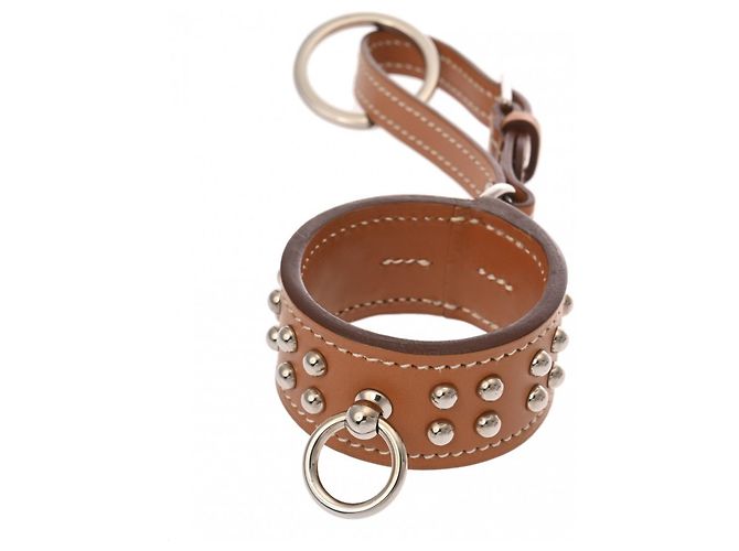Ring Portachiavi Charm Aneau Collier de Chien Hermès D'oro - vista 5