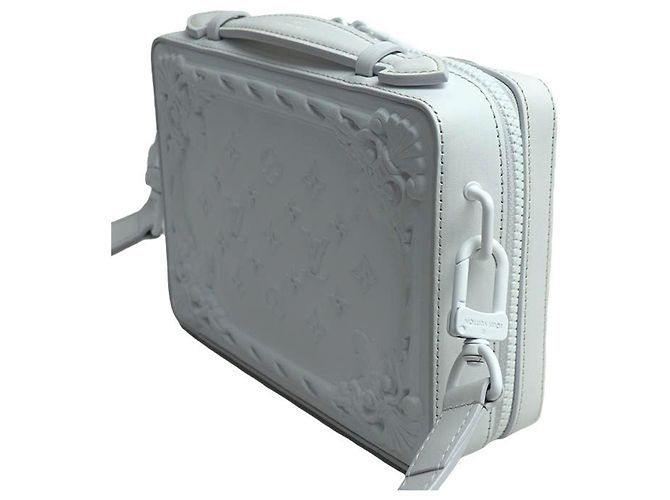 Borsa a Spalla Soft Trunk Ornament LV Louis Vuitton Bianco - vista 2