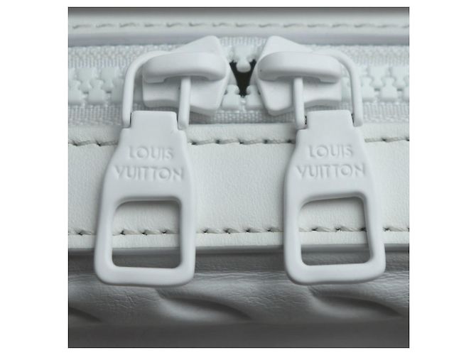 Borsa a Spalla Soft Trunk Ornament LV Louis Vuitton Bianco - vista 5