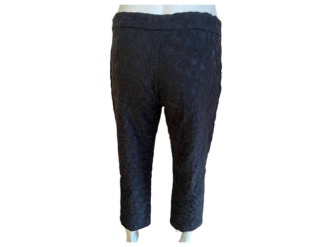 Joseph Blumen-Spitzenhose – Absolute Eleganz und Raffinesse ✨ Schwarz - Ansicht 3