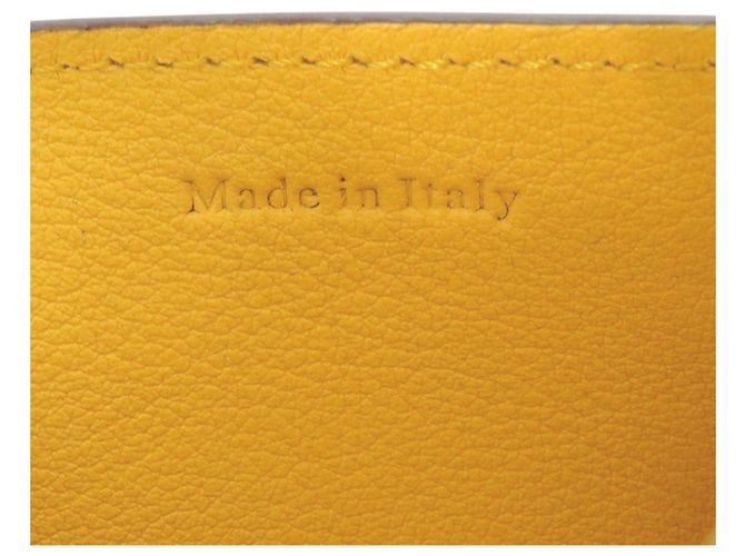 Billetera bifold de cuero Moreau Paris Dorado Amarillo - vista 9