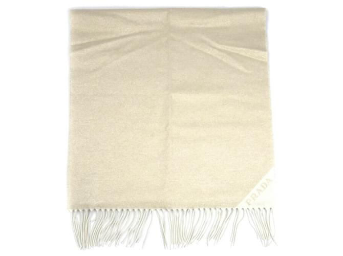 Bufanda de noche de jacquard Prada Blanco - vista 2