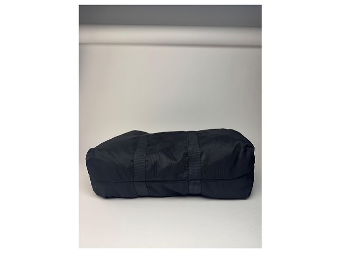 Vintage Courreges Polyester Reisetasche Schwarz - Ansicht 12