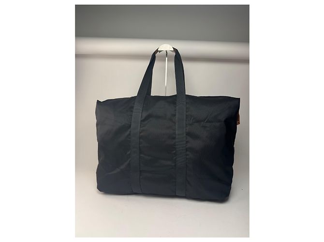 Vintage Courreges Polyester Reisetasche Schwarz - Ansicht 2