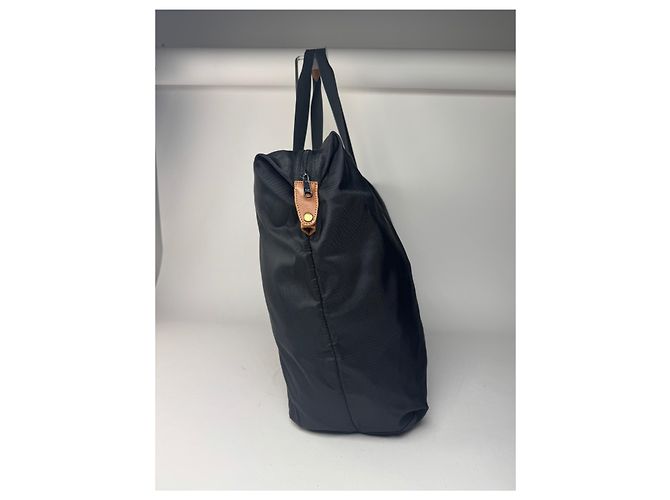 Vintage Courreges Polyester Reisetasche Schwarz - Ansicht 4