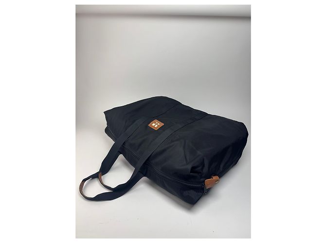 Vintage Courreges Polyester Reisetasche Schwarz - Ansicht 8
