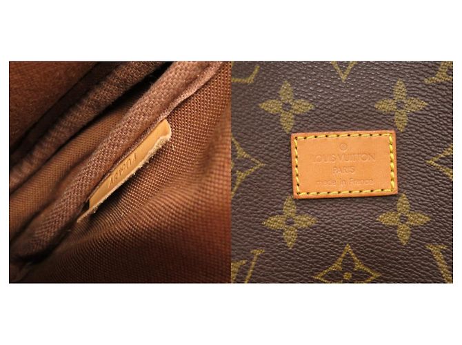 Borsa a Spalla Saumur 30 Monogram Louis Vuitton Marrone Monogramma - vista 10