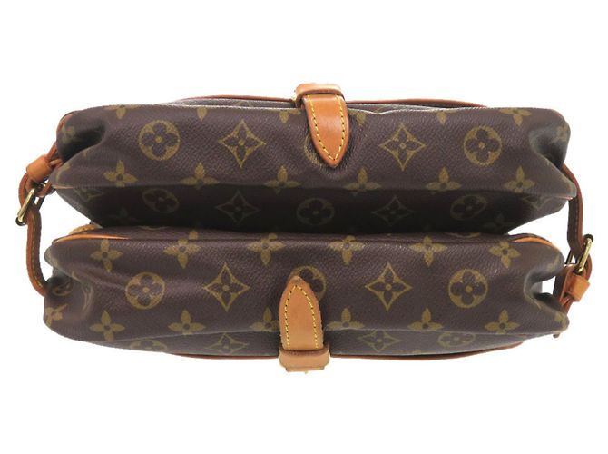 Borsa a Spalla Saumur 30 Monogram Louis Vuitton Marrone Monogramma - vista 3