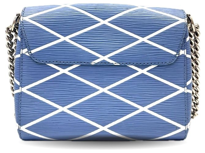 Borsa a Spalla Louis Vuitton Twist PM Blu Blu chiaro - vista 2