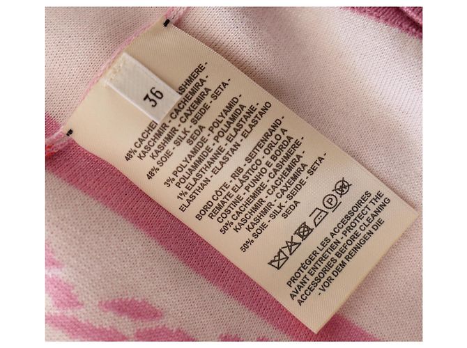 Hemd aus Seide und Kaschmir Chaine d'Ancre Canoe von Hermès Pink - Ansicht 11