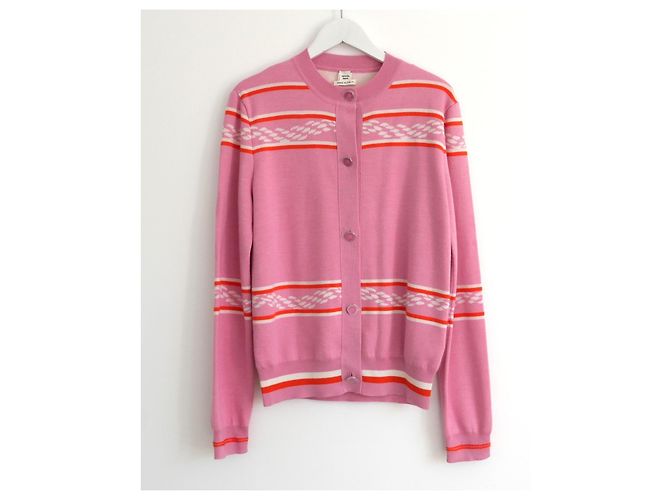 Hemd aus Seide und Kaschmir Chaine d'Ancre Canoe von Hermès Pink - Ansicht 3