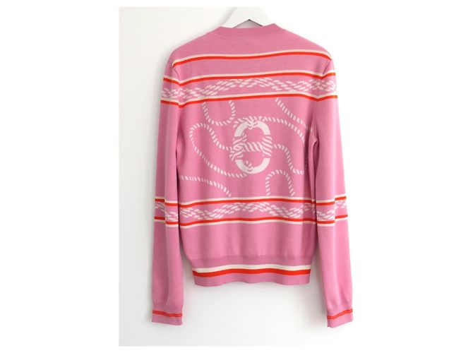 Hemd aus Seide und Kaschmir Chaine d'Ancre Canoe von Hermès Pink - Ansicht 6