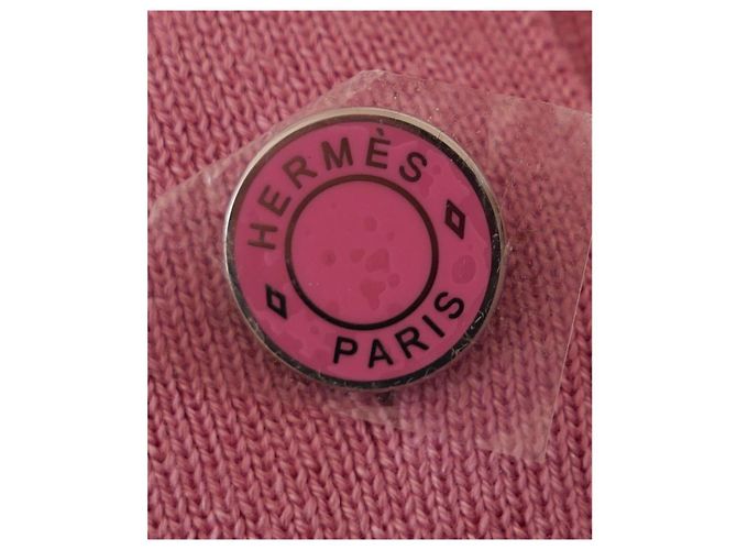 Hemd aus Seide und Kaschmir Chaine d'Ancre Canoe von Hermès Pink - Ansicht 8